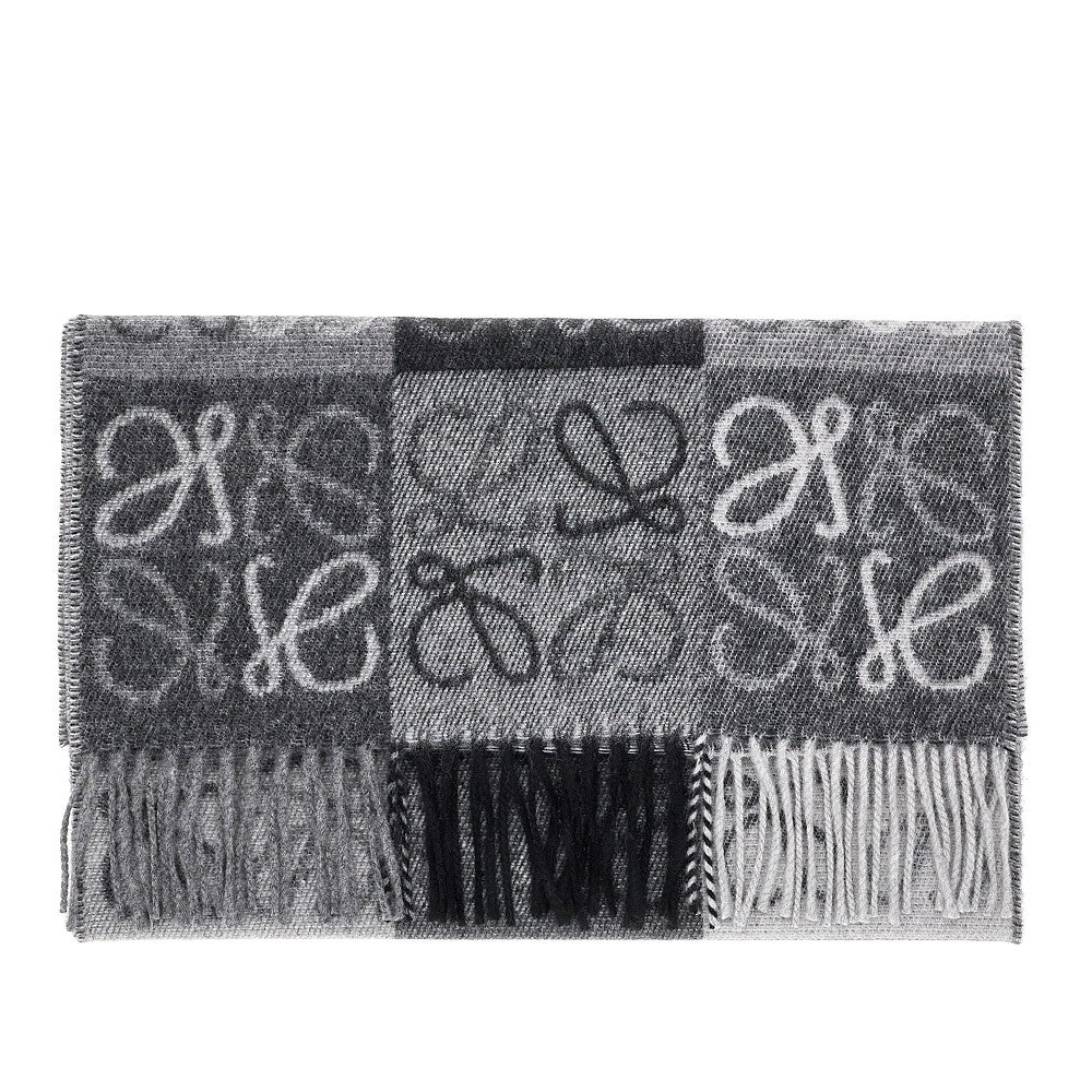 Sciarpa in lana jacquard Anagram