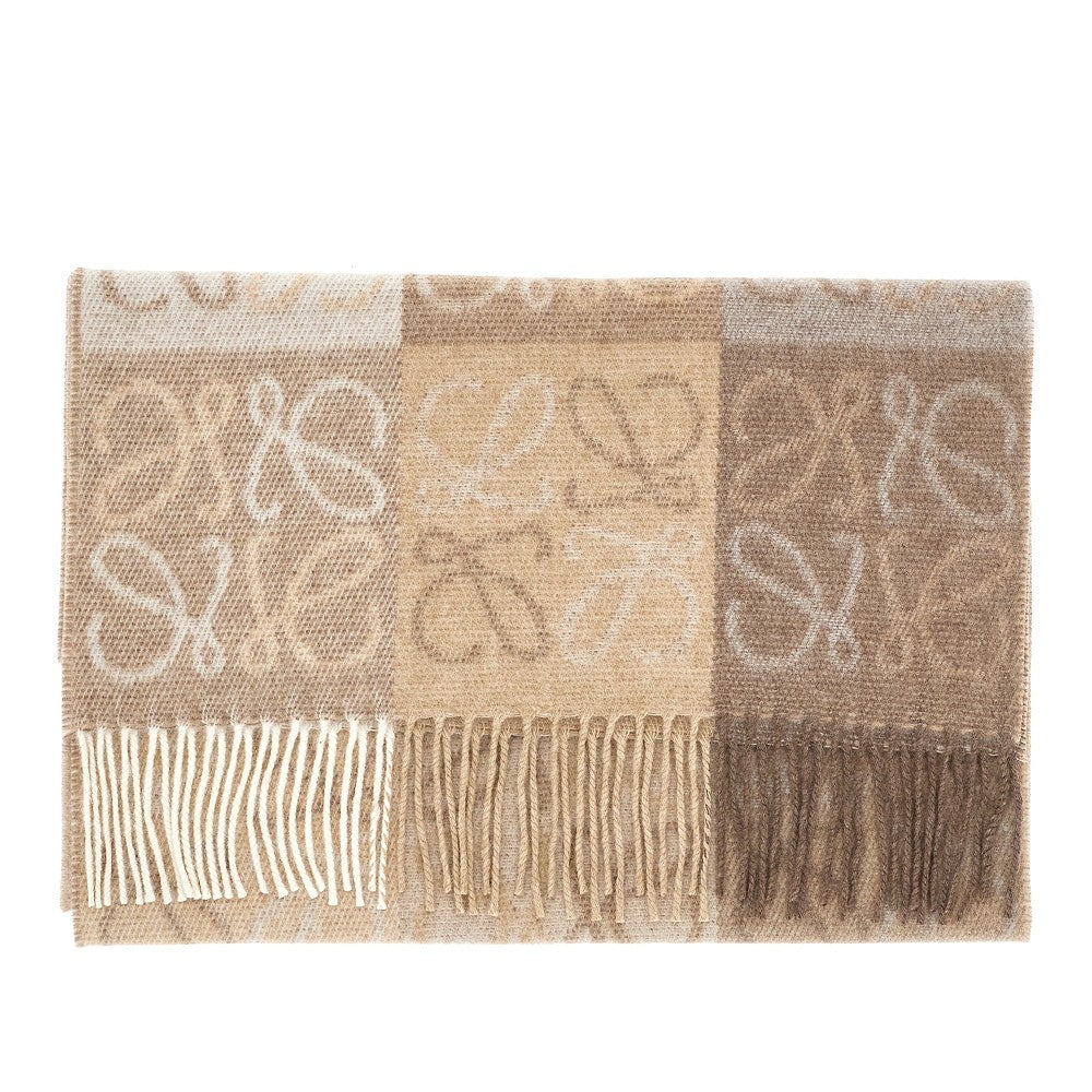 Sciarpa in lana jacquard Anagram