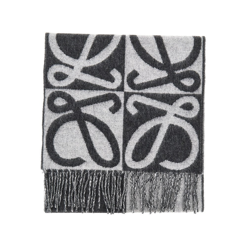 Wool and cashmere scarf