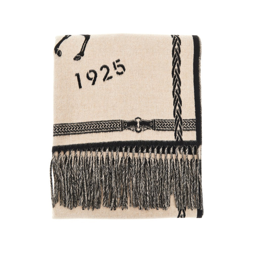 'Selleria' wool and cashmere scarf