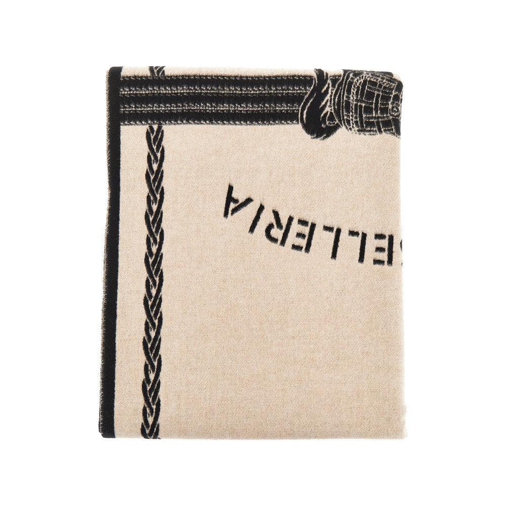 'Selleria' wool and cashmere scarf
