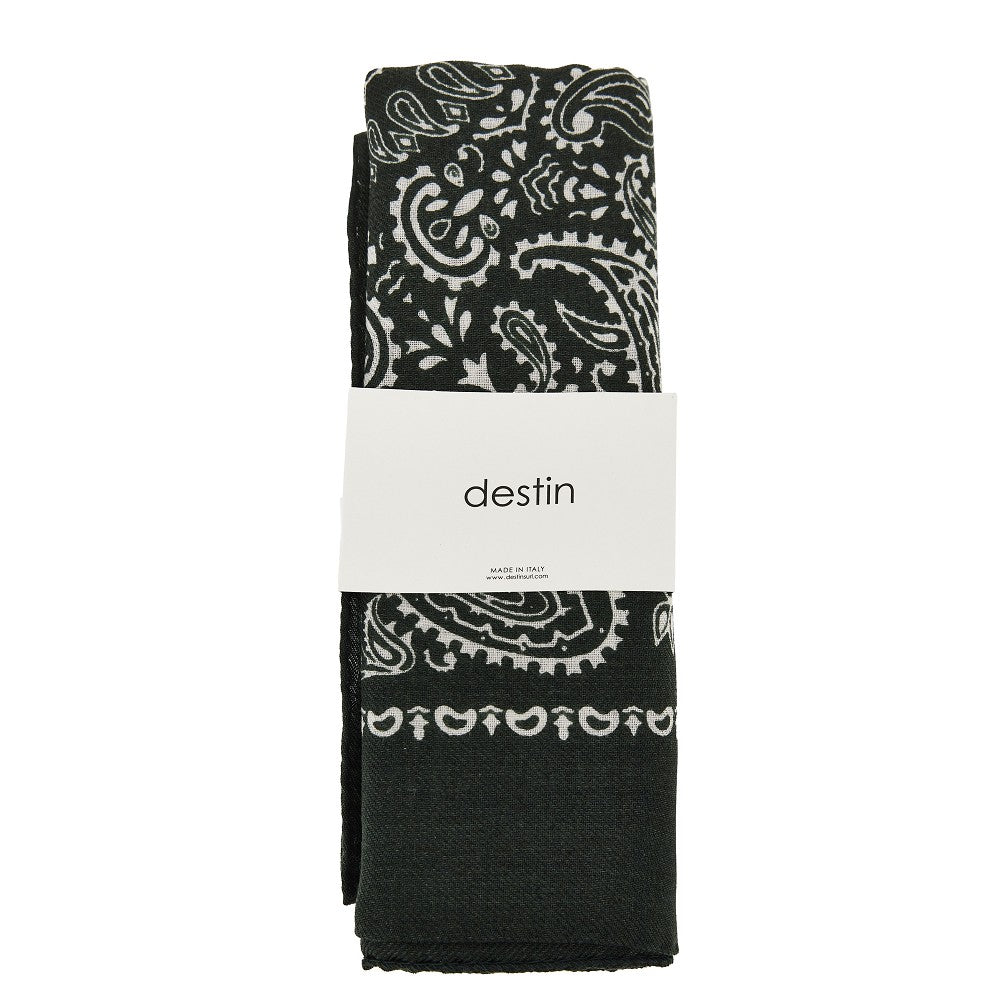 'Judy' wool squared scarf