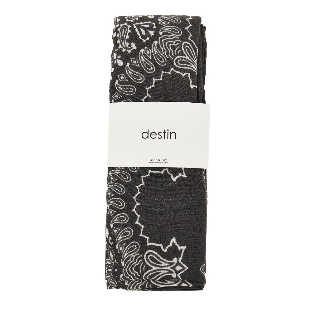 'Judy' wool squared scarf