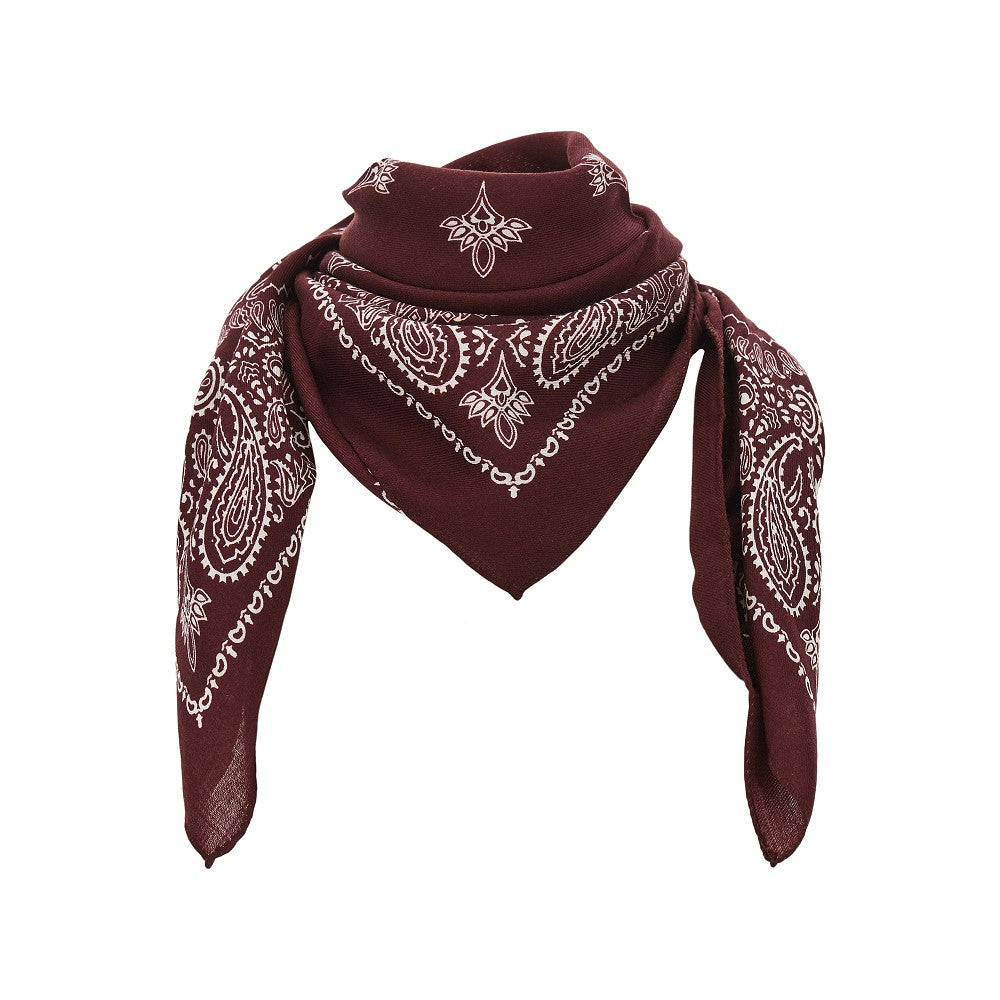 'Judy' wool squared scarf