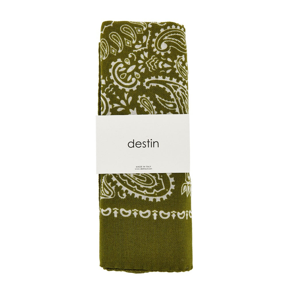 'Judy' wool squared scarf