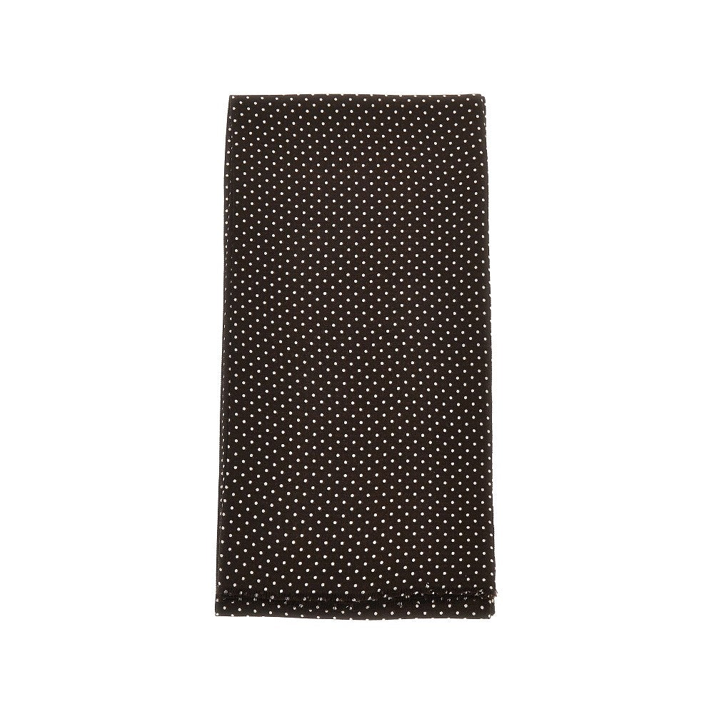 'Poppy Double' wool scarf
