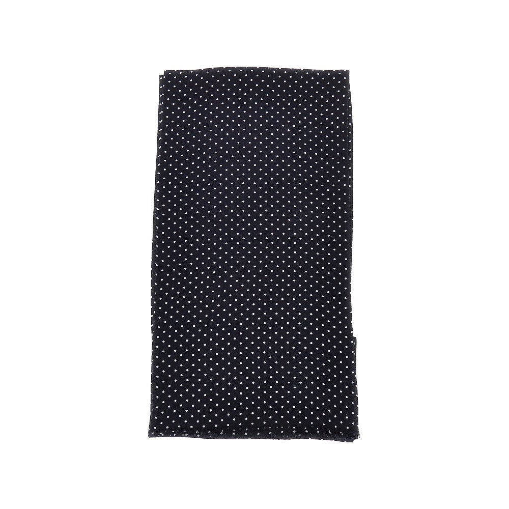 'Poppy Double' wool scarf