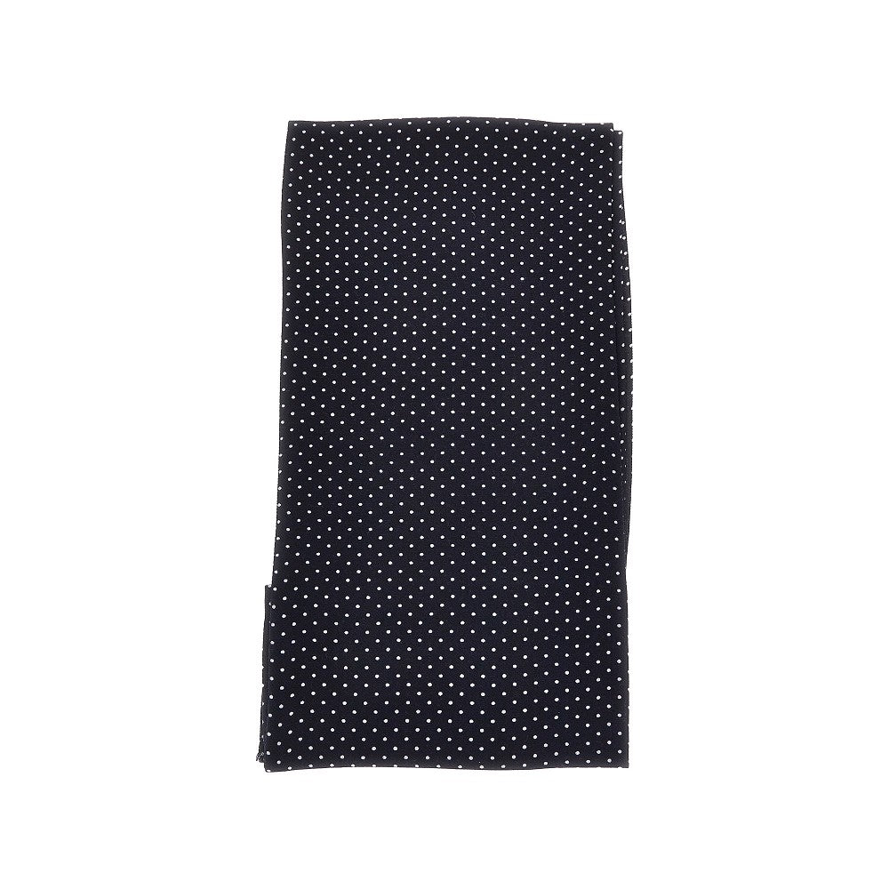 'Poppy Double' wool scarf
