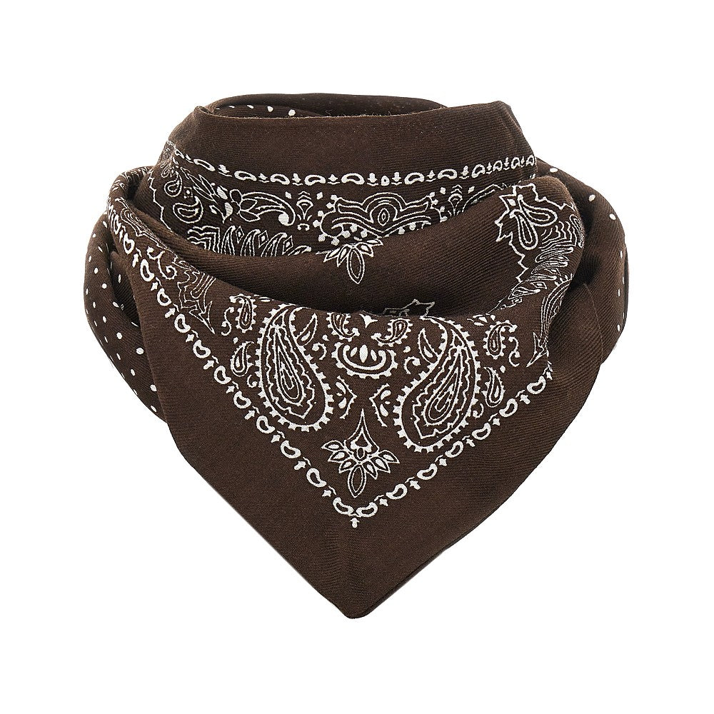 Wool scarf with Bandanda motif
