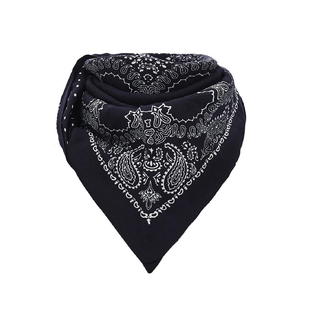 Wool scarf with Bandanda motif