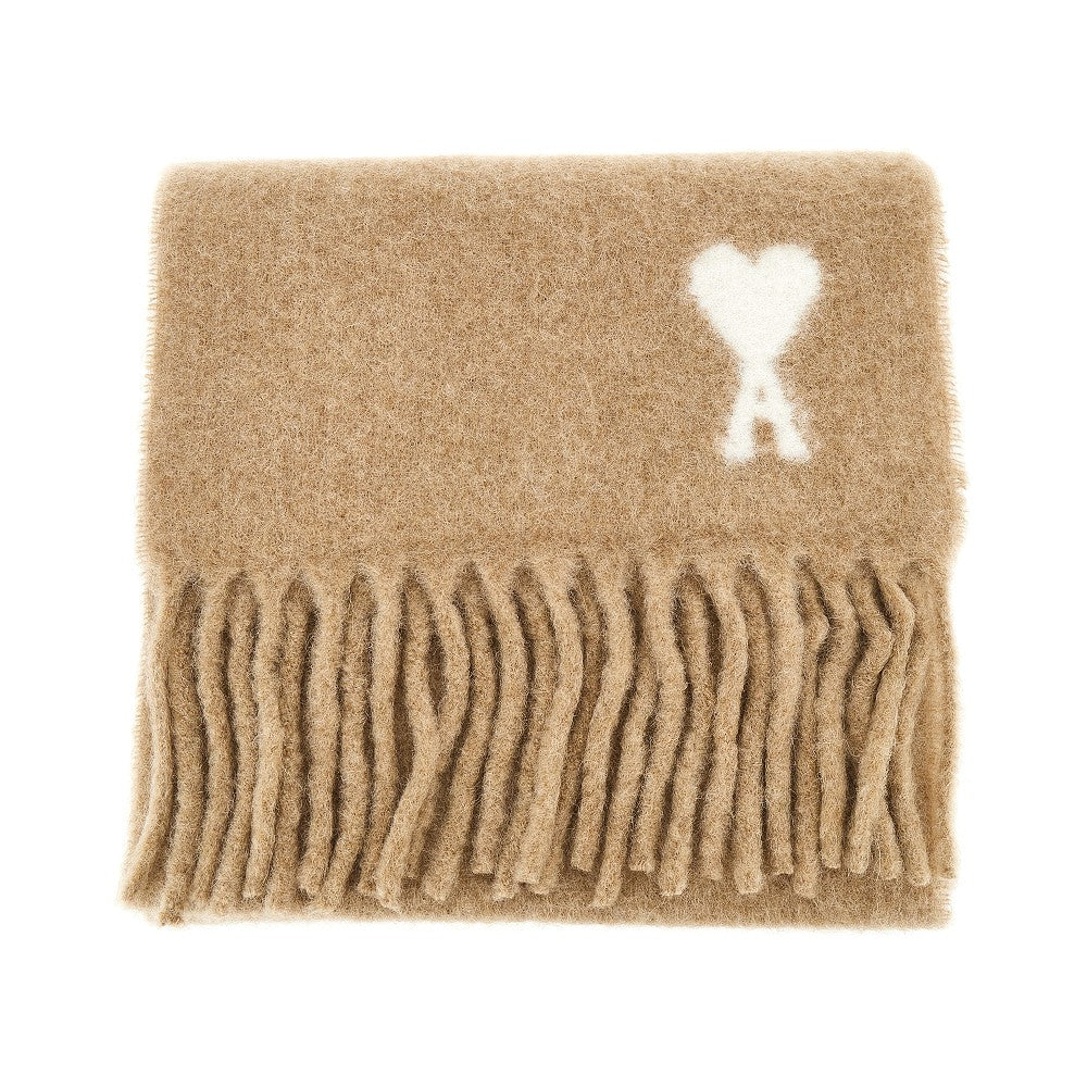 'Ami de Coeur' alpaca-blend scarf