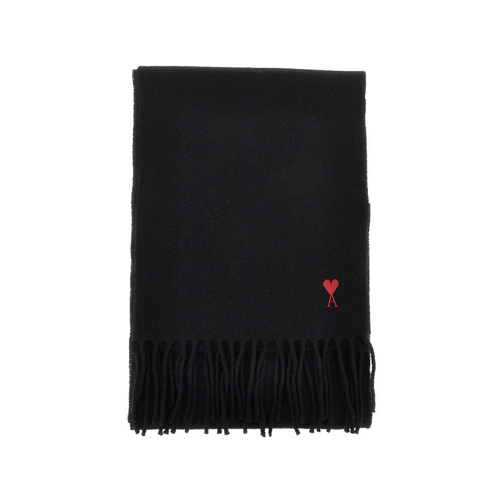 Ami de Coeur embroidery wool scarf
