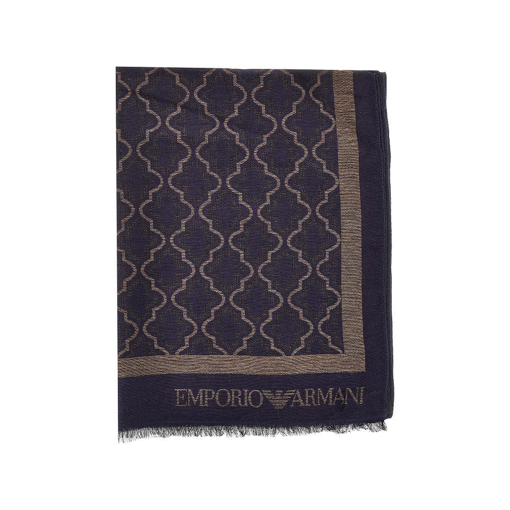 Stola in viscosa e modal con motivo jacquard