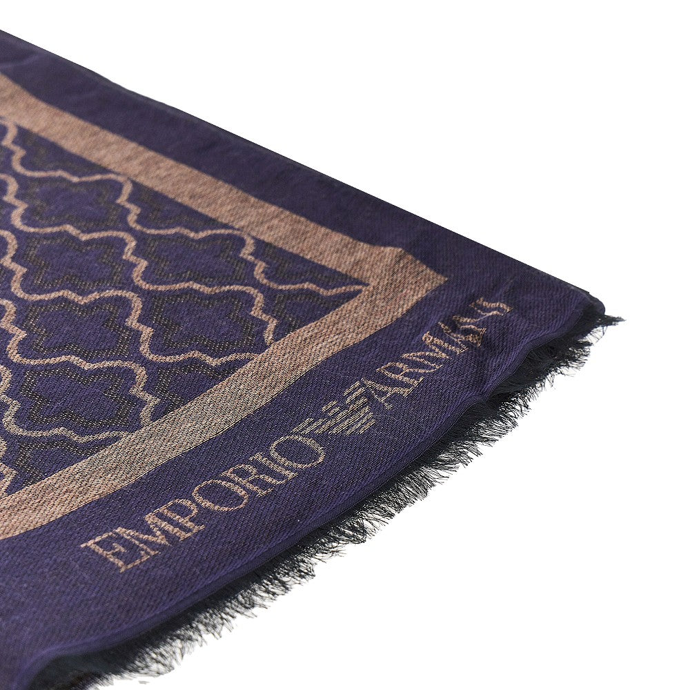 Stola in viscosa e modal con motivo jacquard