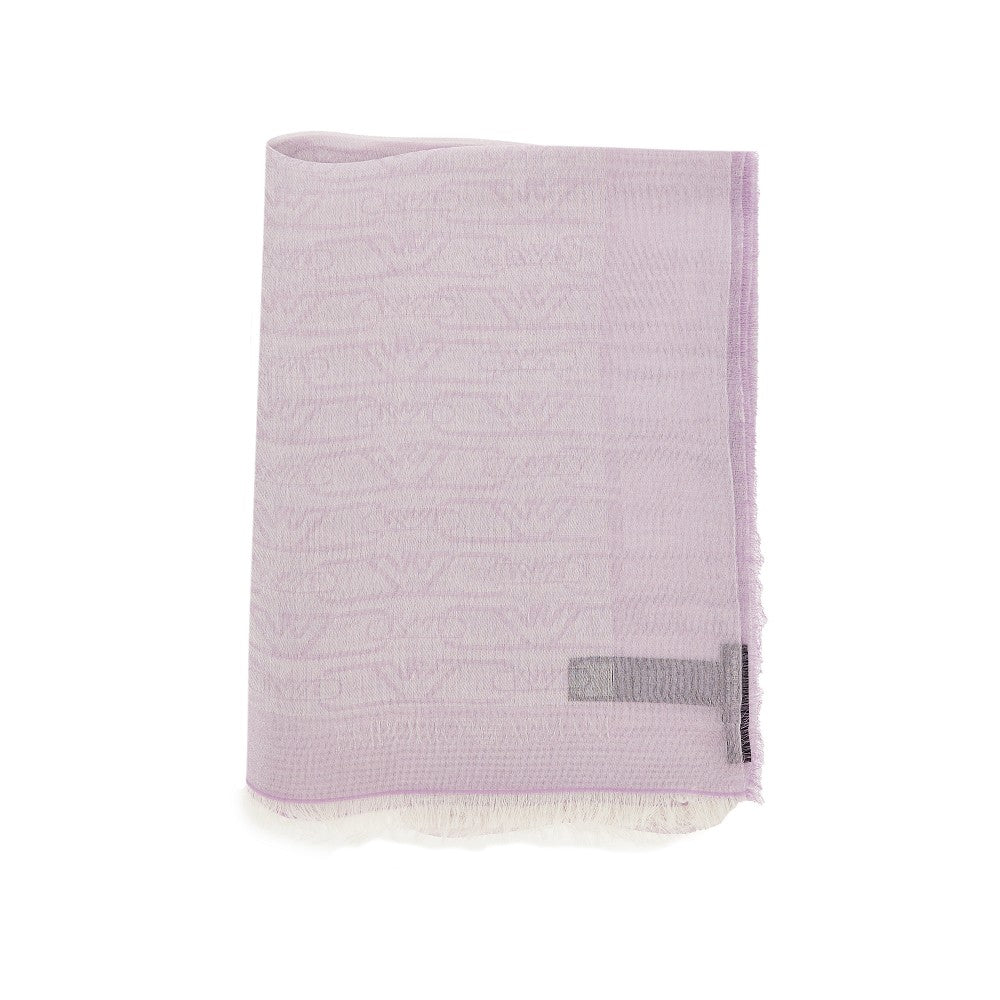 Modal and cotton-blend scarf