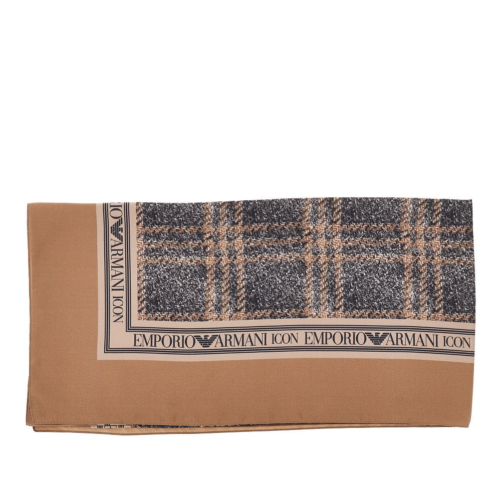 Printed silk scarf