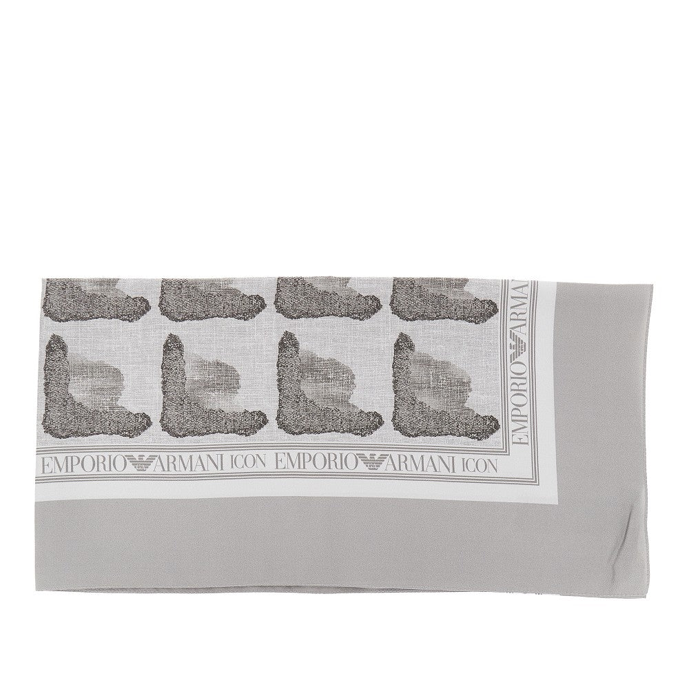Printed silk scarf