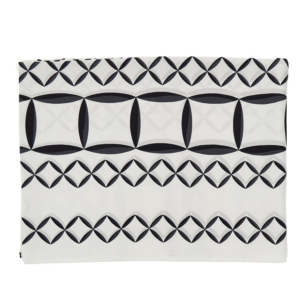 Printed silk scarf