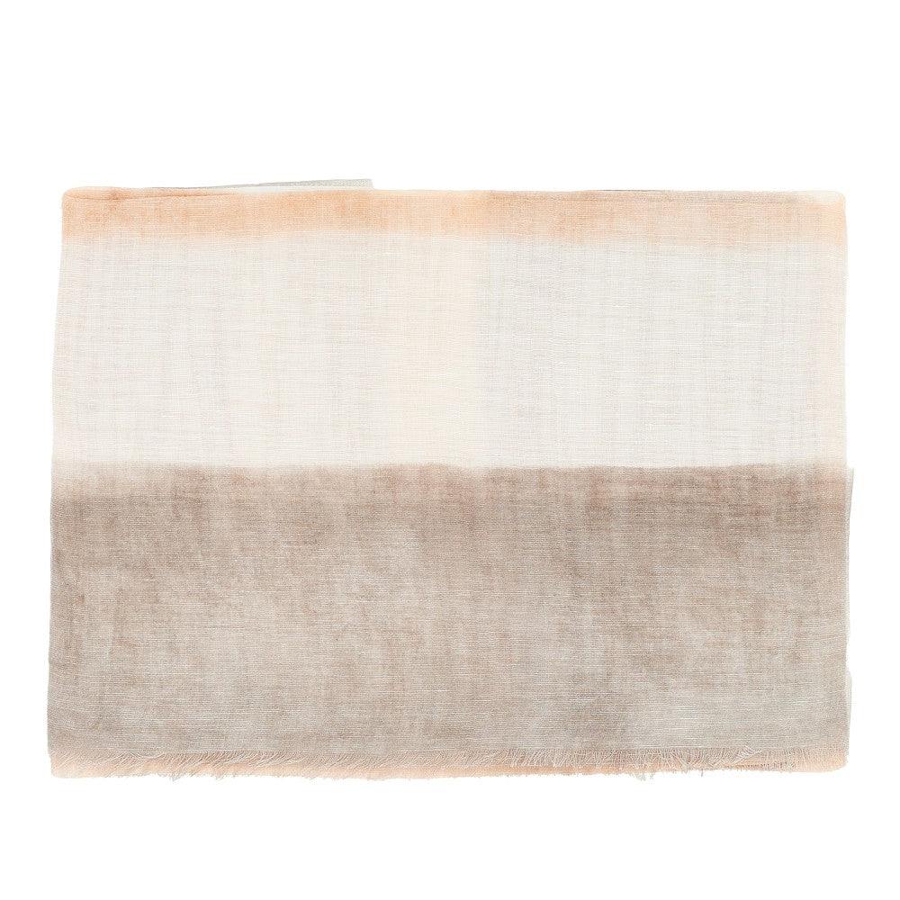 Foulard in misto lino e seta