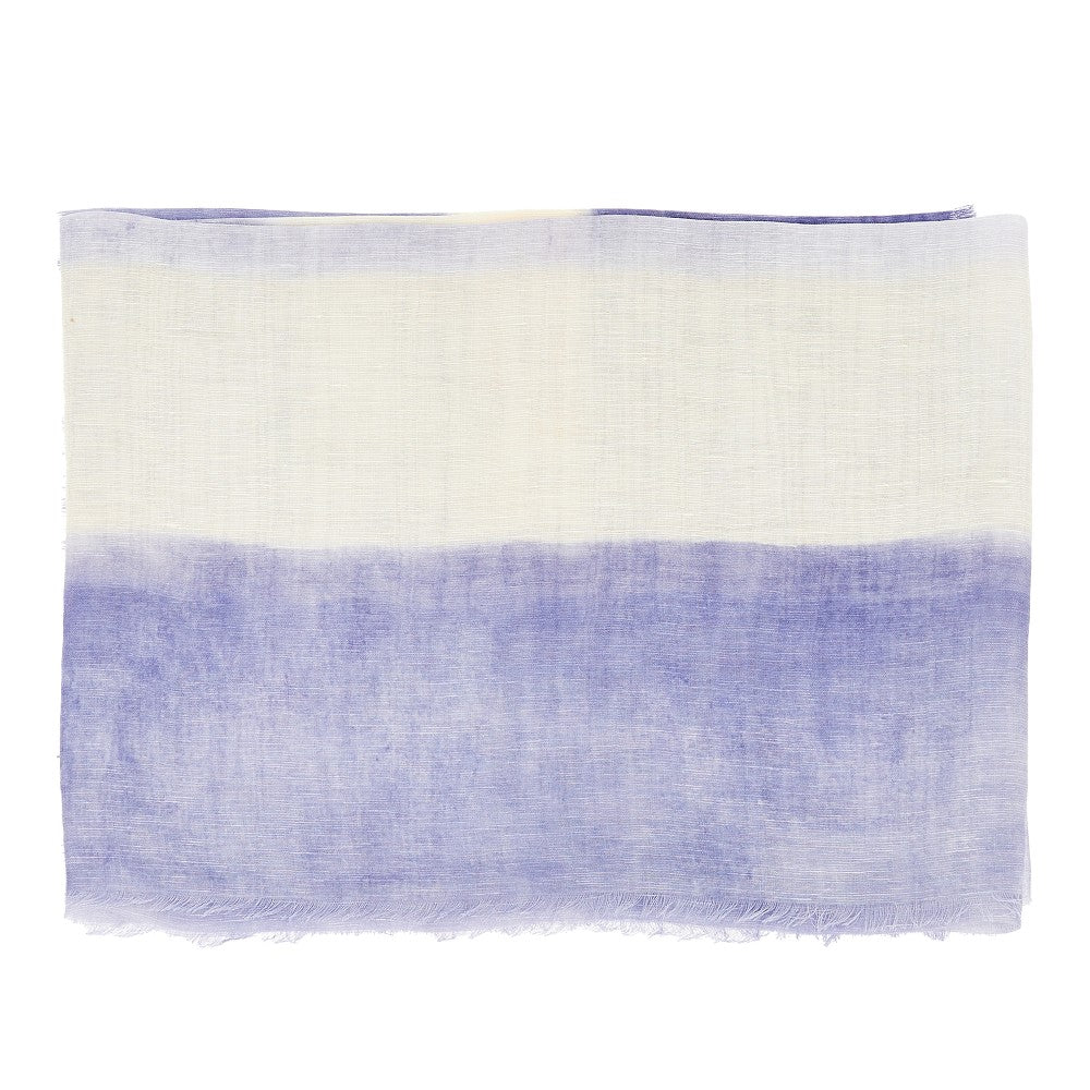 Foulard in misto lino e seta