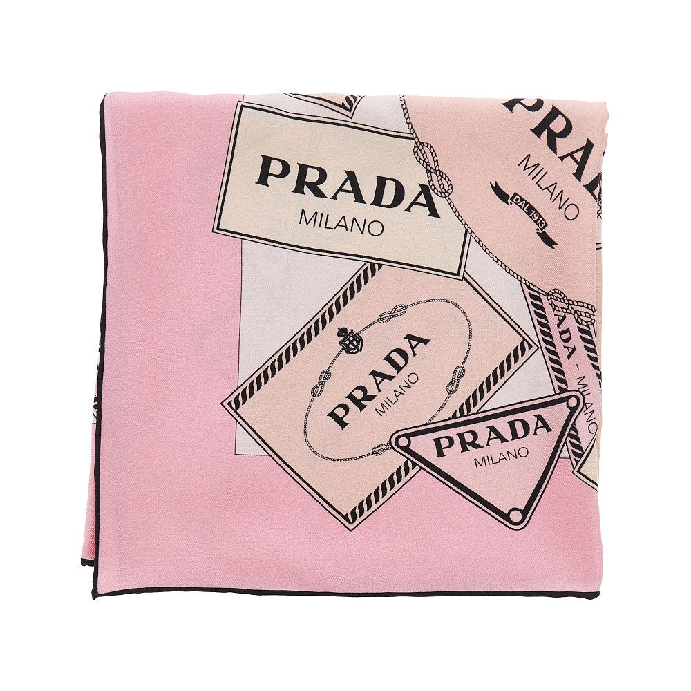 Foulard in twill di seta Heritage