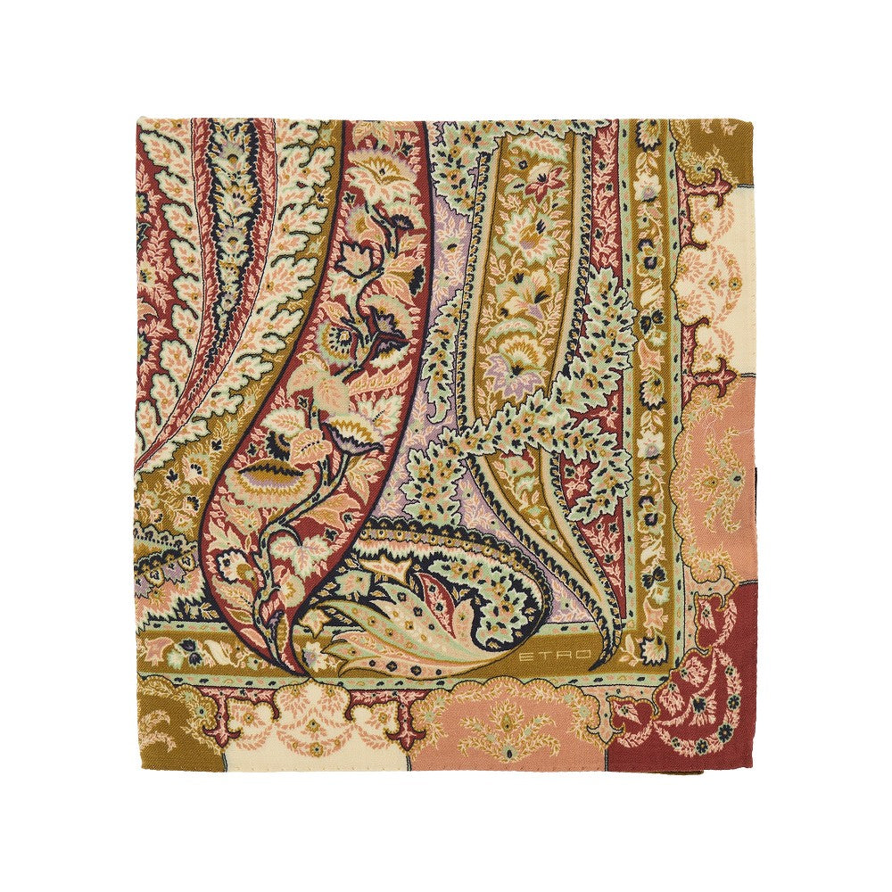 Scialle in lana e seta Paisley