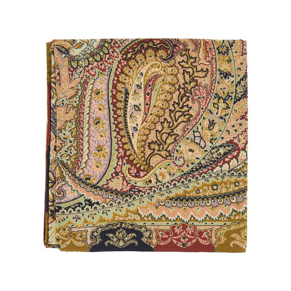 Scialle in lana e seta Paisley