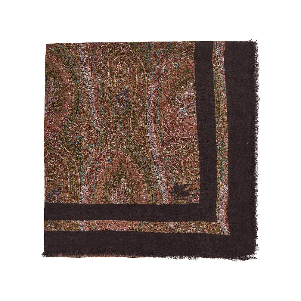 Scialle in modal e cachemire Paisley