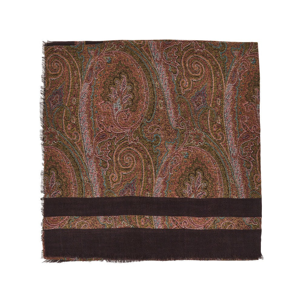 Scialle in modal e cachemire Paisley