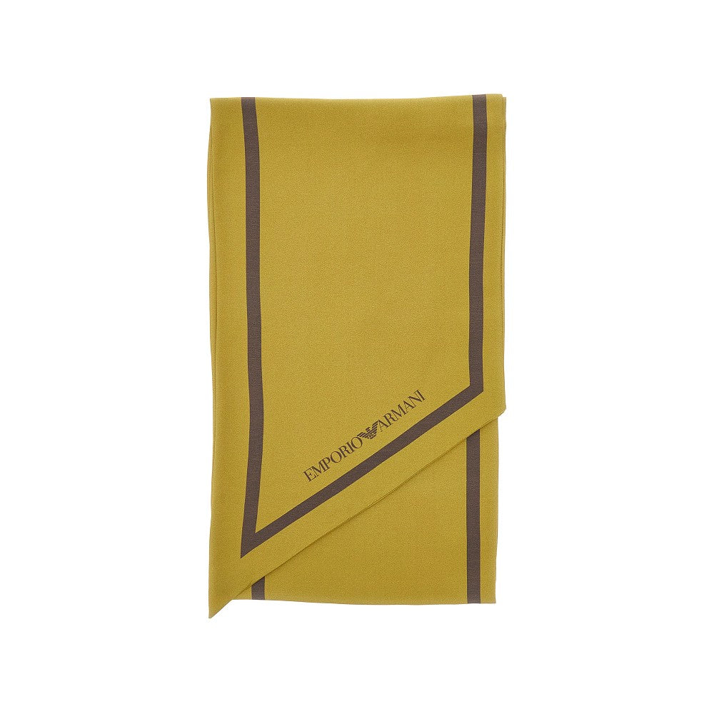 Silk twill scarf