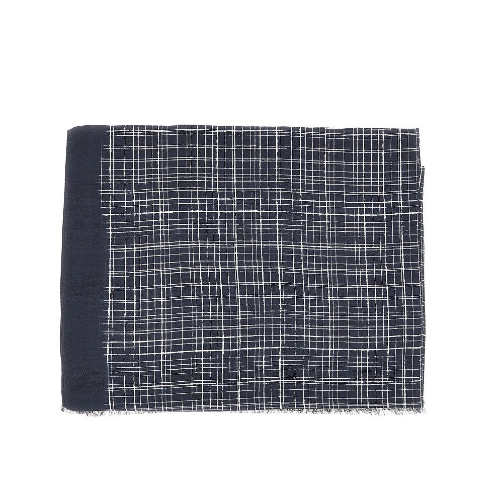 Stola in modal con motivo jacquard