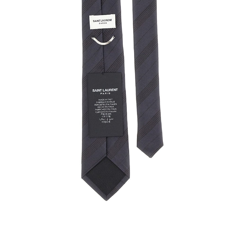 Silk faille necktie