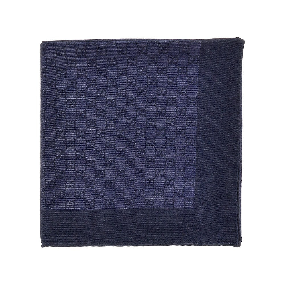 Sciarpa in misto lana e seta jacquard