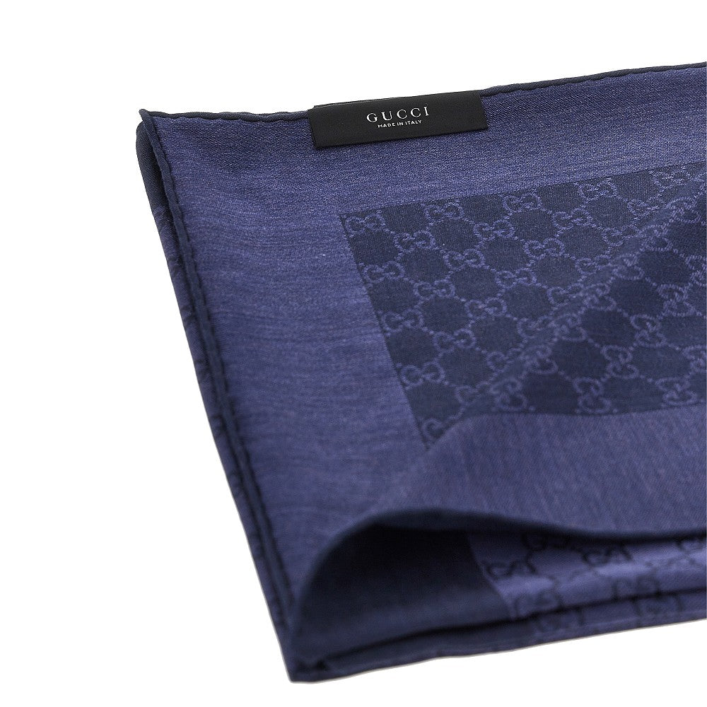 Sciarpa in misto lana e seta jacquard