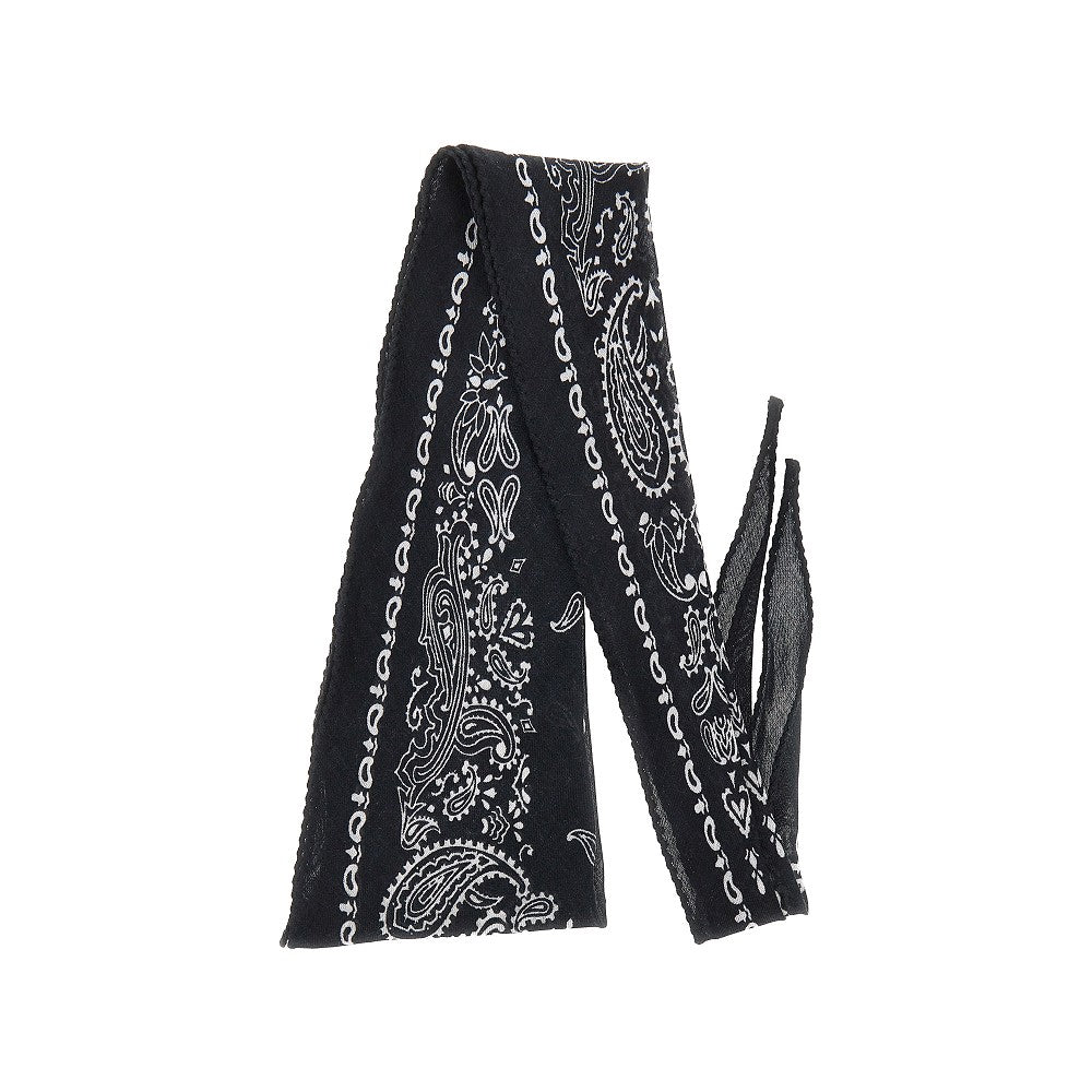 Foulard in misto cachemire con motivo Bandana
