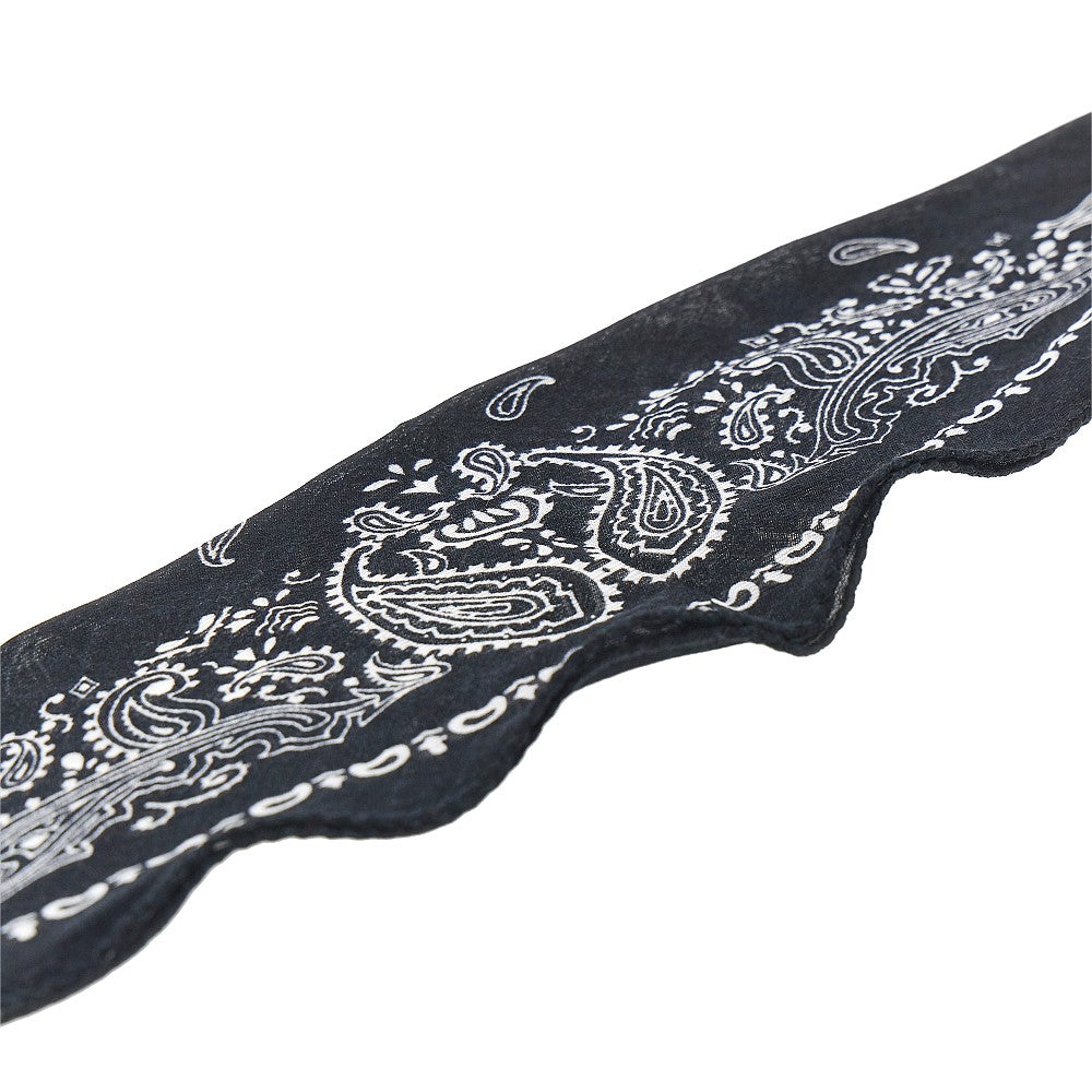 Foulard in misto cachemire con motivo Bandana