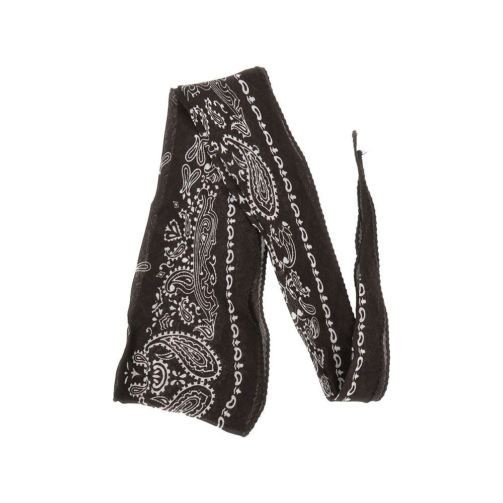 Cashmere-blend scarf with Bandana motif