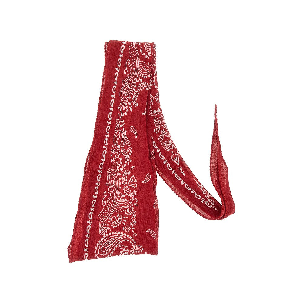 Foulard in misto cachemire con motivo Bandana