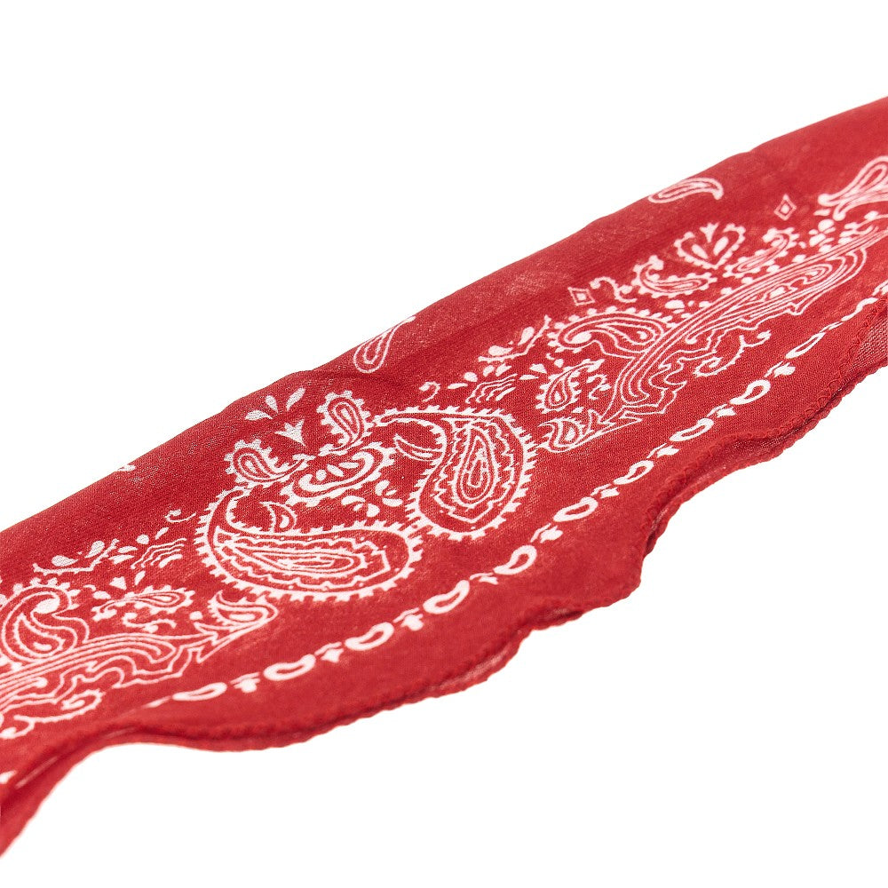 Foulard in misto cachemire con motivo Bandana