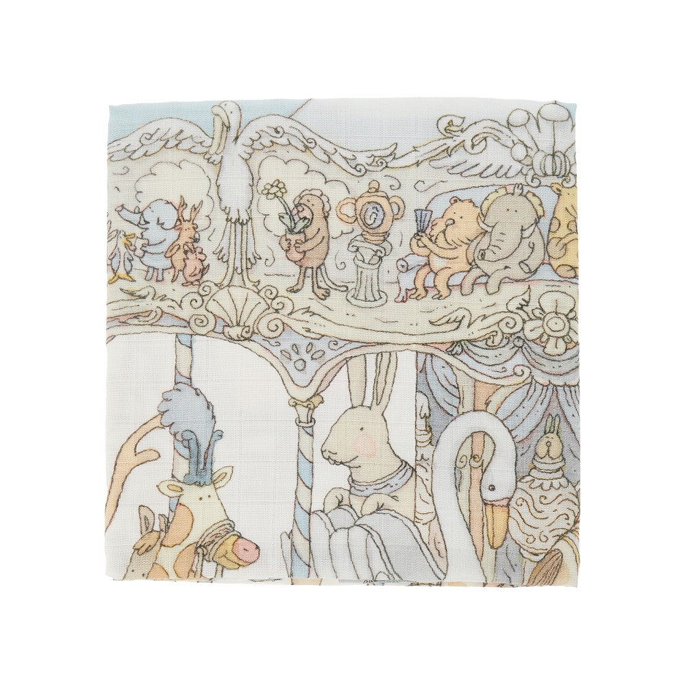 'Carousel' organic cotton Cloth