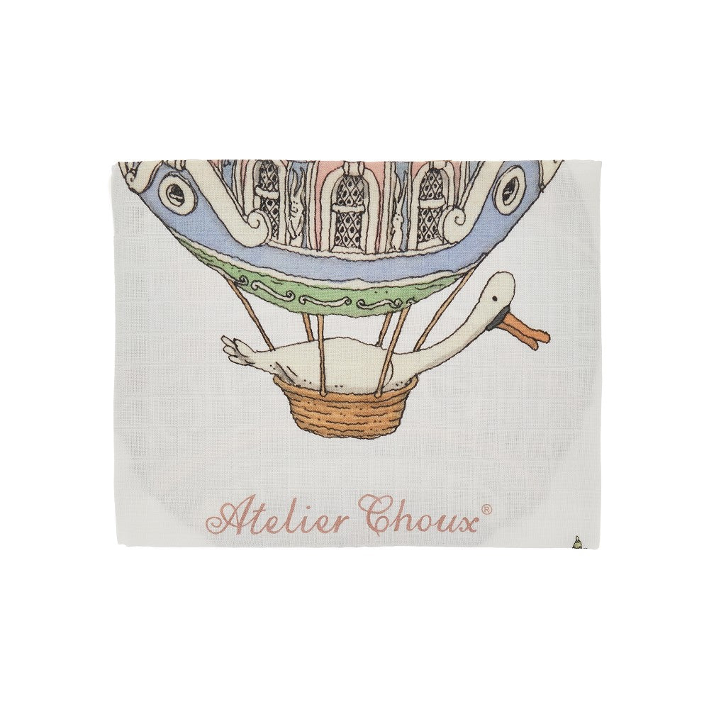 'Hot Air Balloons' organic cotton Cloth