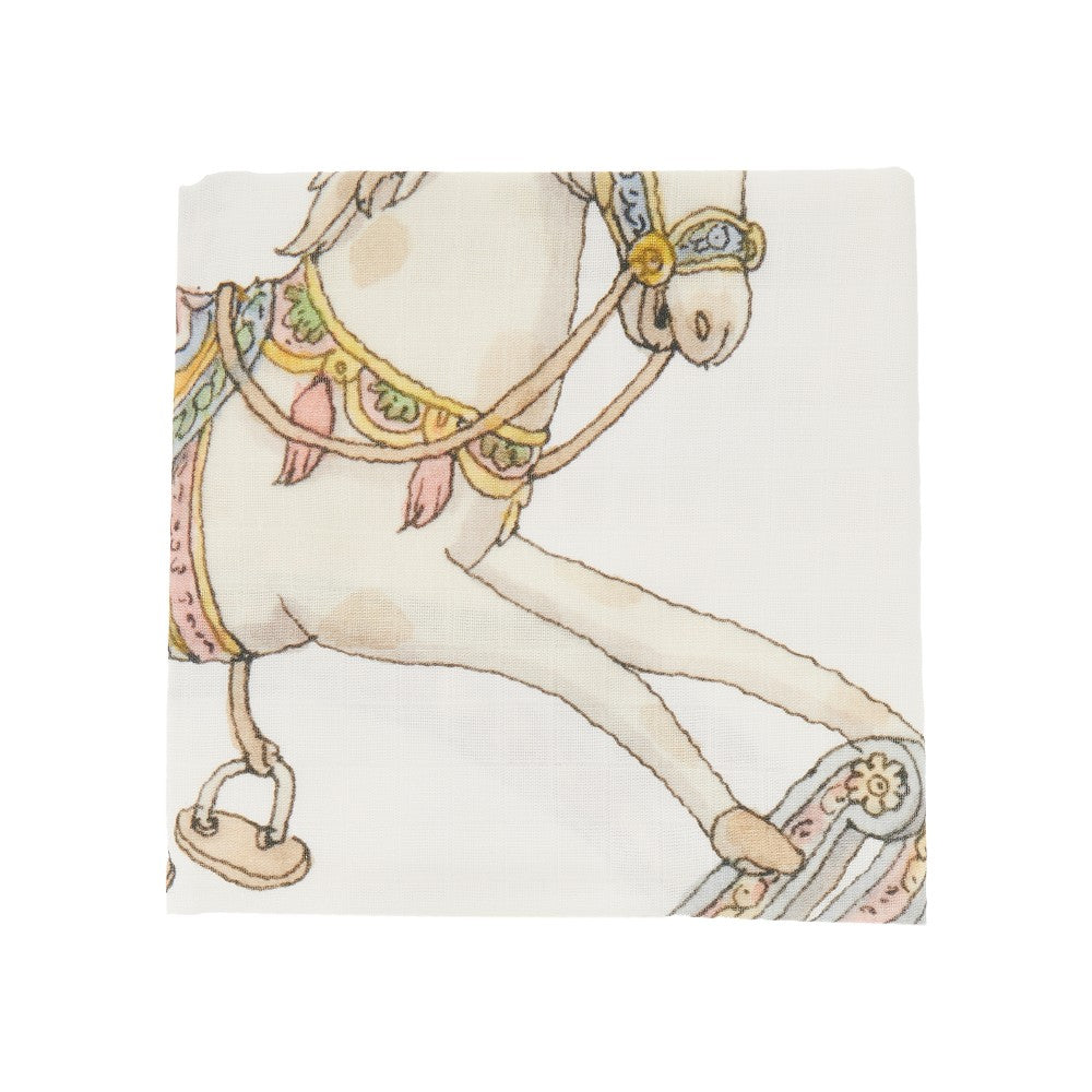 'Rocking Horse' organic cotton Cloth
