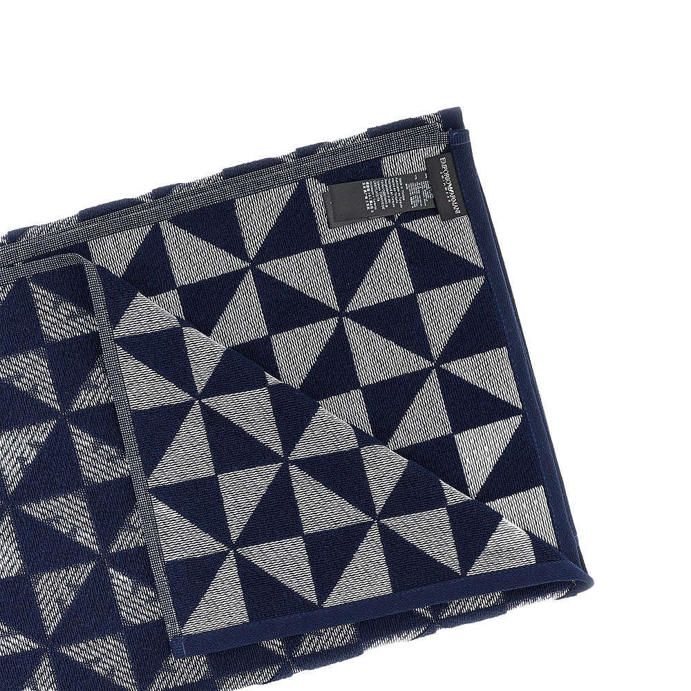 Telo mare con motivo jacquard