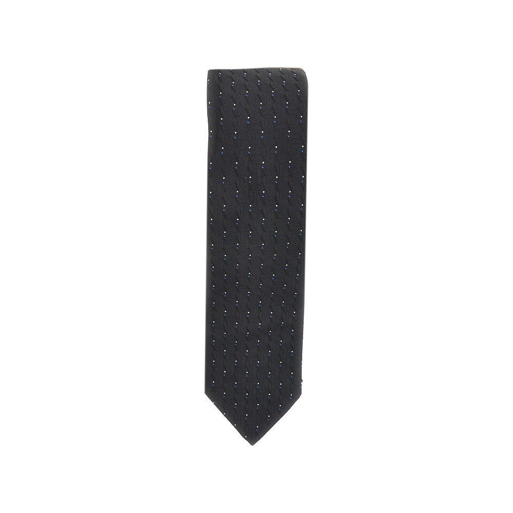 Cravatta in seta con motivo jacquard