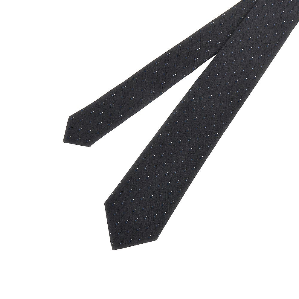 Cravatta in seta con motivo jacquard