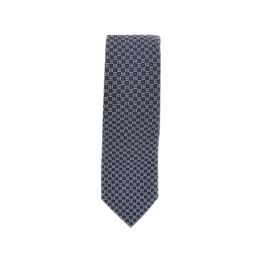 Cravatta in seta con motivo jacquard