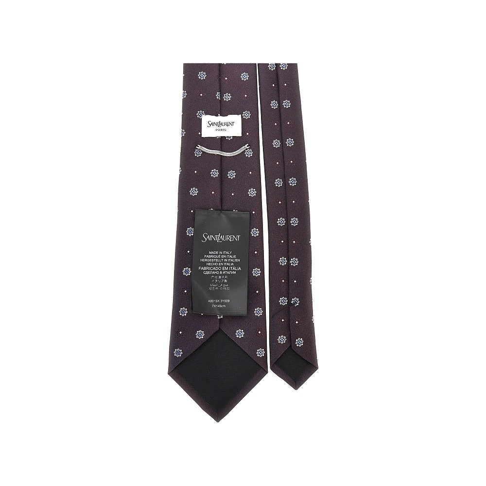Cravatta in jacquard di seta