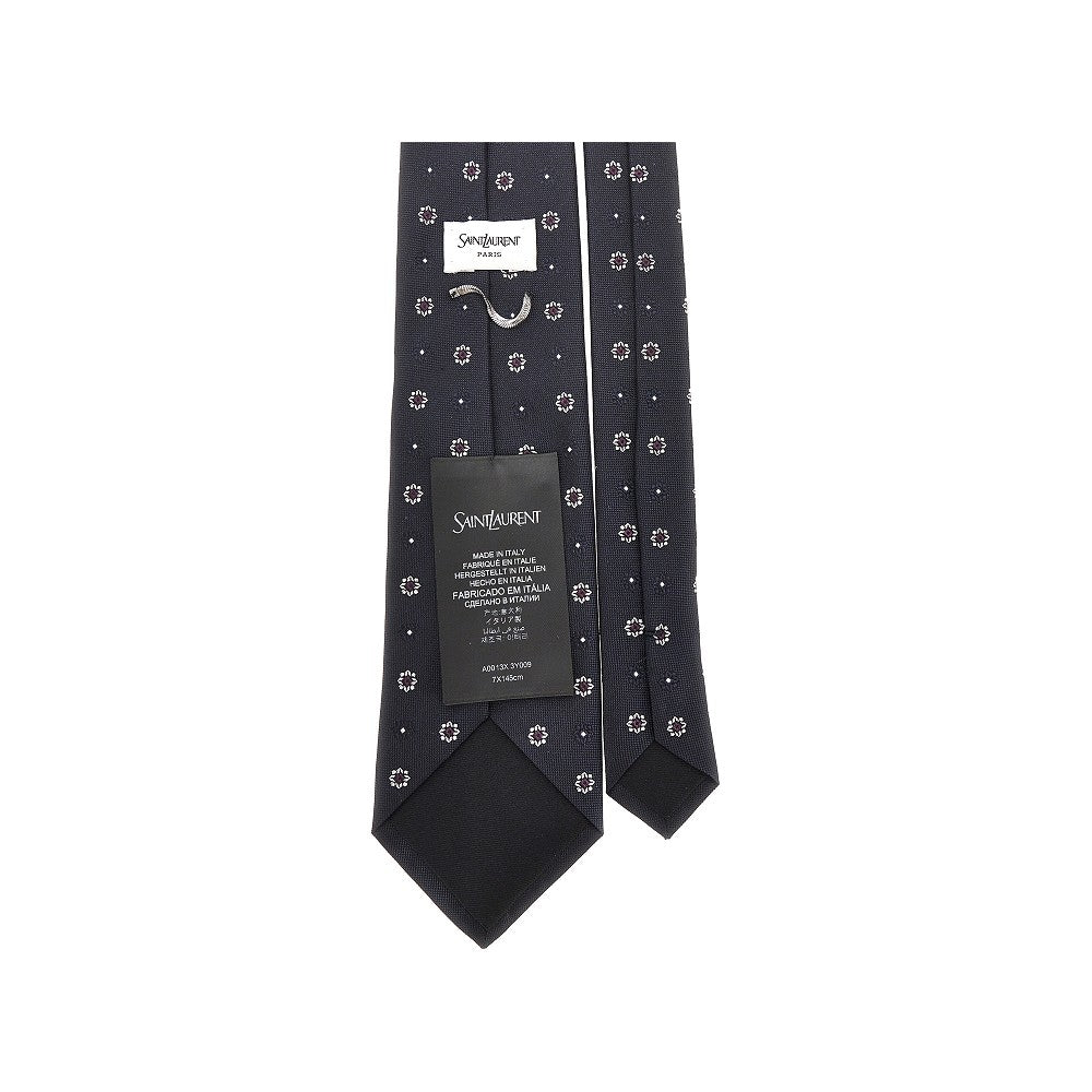 Cravatta in jacquard di seta