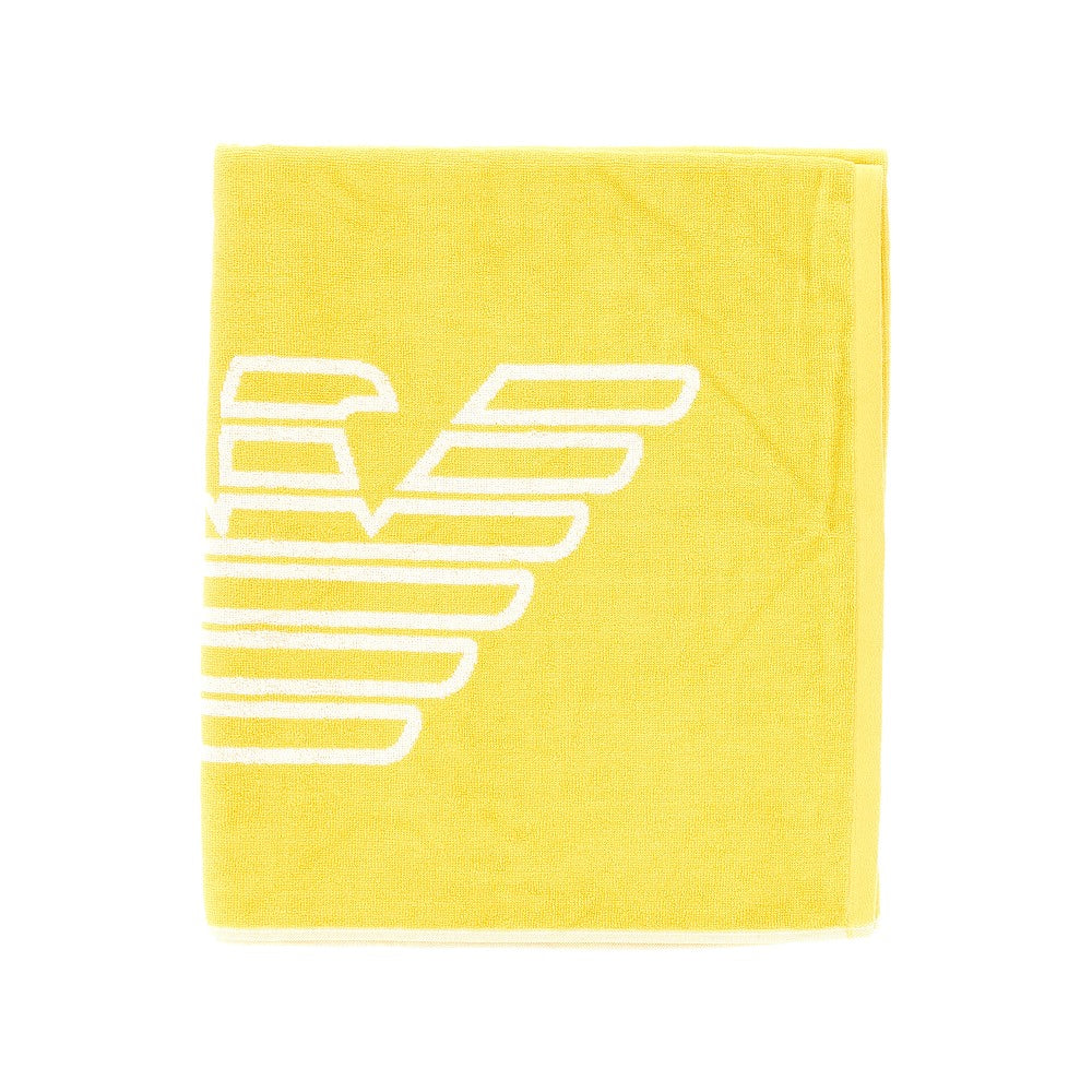 Eagle logo beach towel