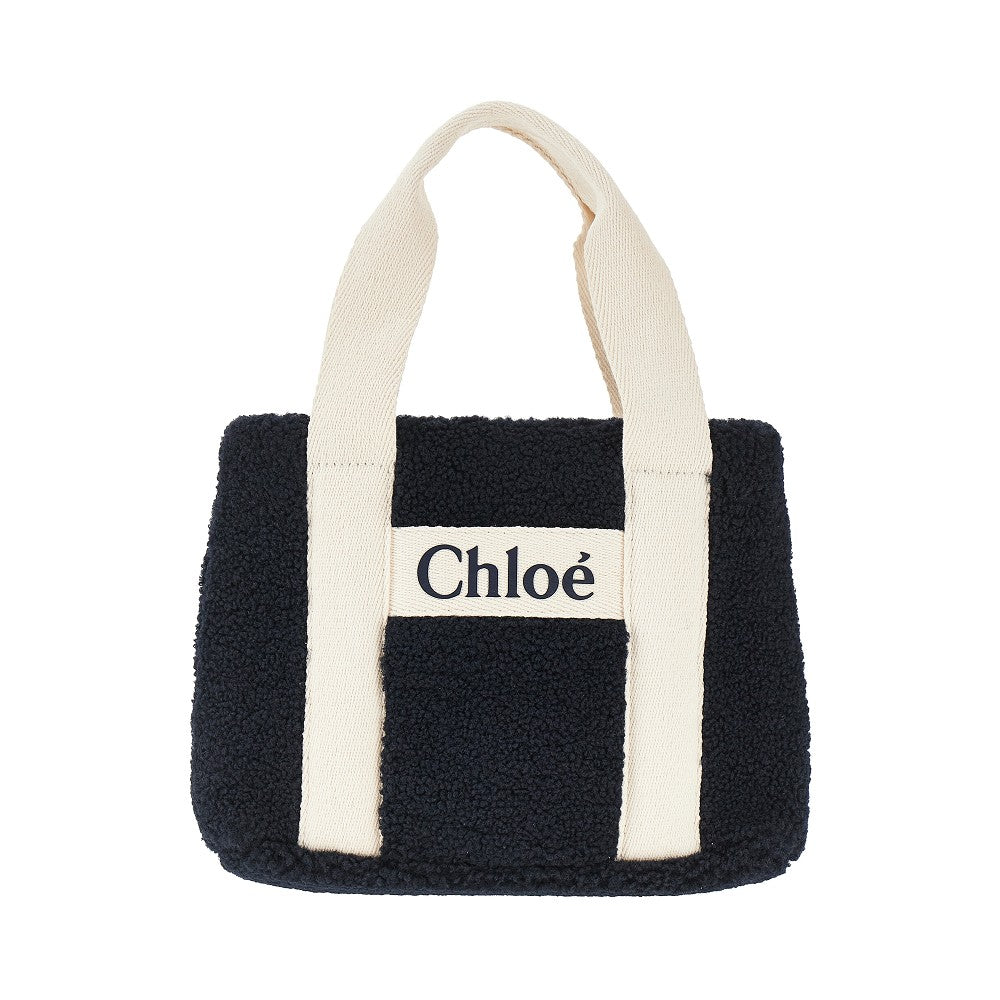 Tote bag in tessuto Teddy